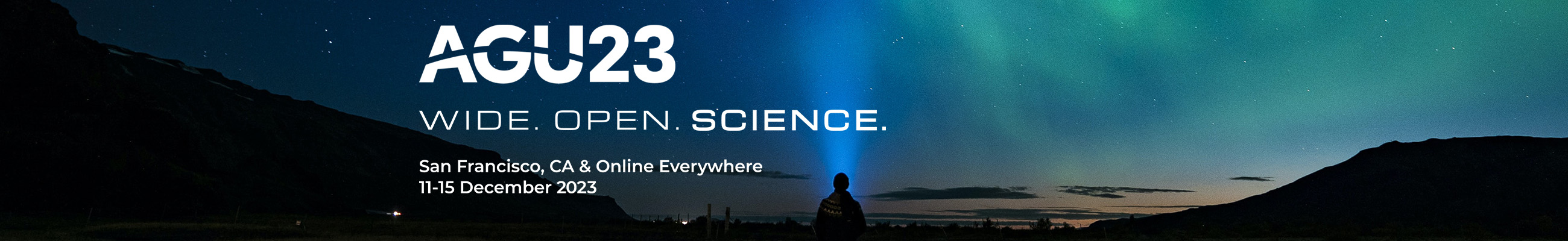 AGU23 website banner