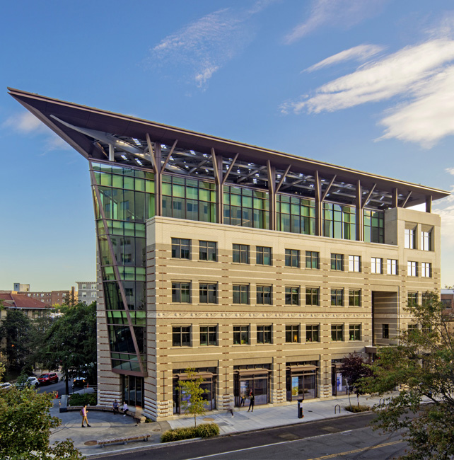 Illustration of AGU headquarters located in Washington, DC
