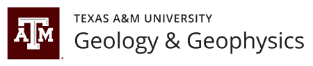 Texas A&M University Geology & Geophysics logo