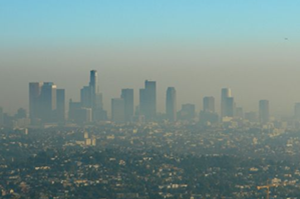 Atlanta smog landscape