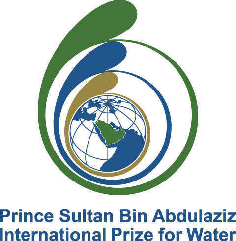 Logo with text "Prince Sultan Bin Abdulaziz International Prize for Water"