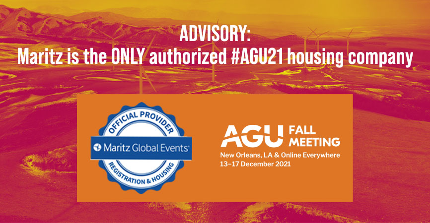 #AGU21: Authorized Vendor for Housing