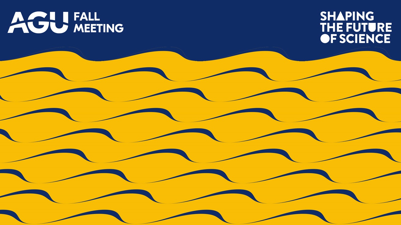 Zoom background 6 yellow and blue wave pattern