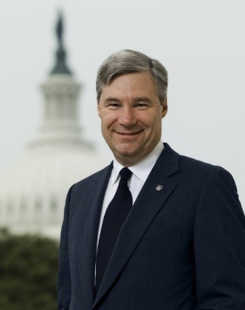 Headshot of AGU Presidential Citation Awardee Senator Sheldon Whitehouse