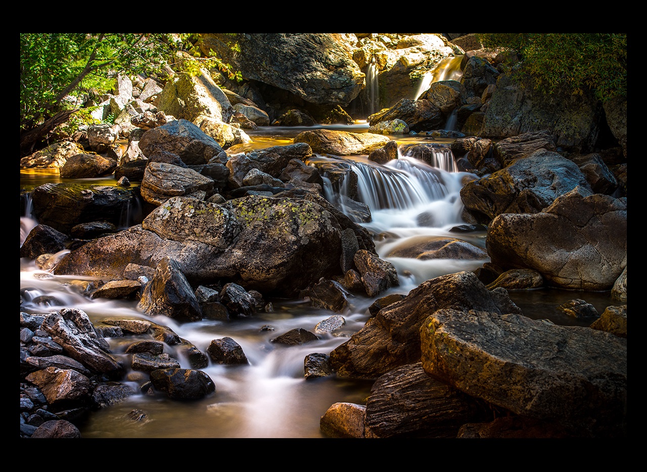 Creek flowing over rocks