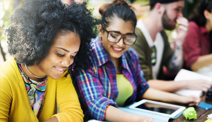 Diverse People Studying Students Campus Concept