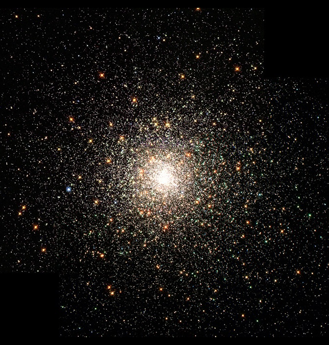 Square image of space and stars