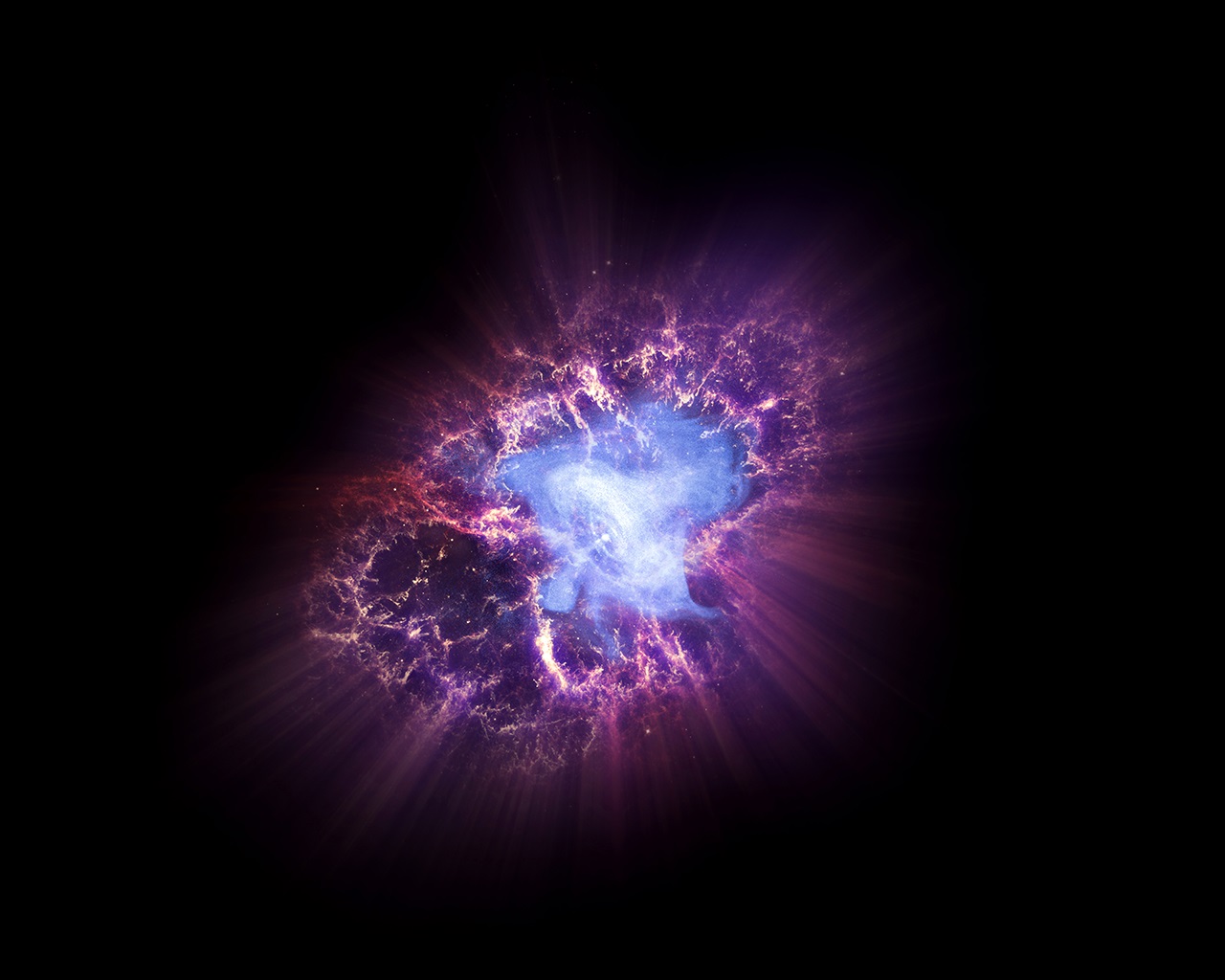Abtract Black Hole illustration with stars