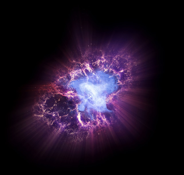 Abtract Black Hole illustration with stars