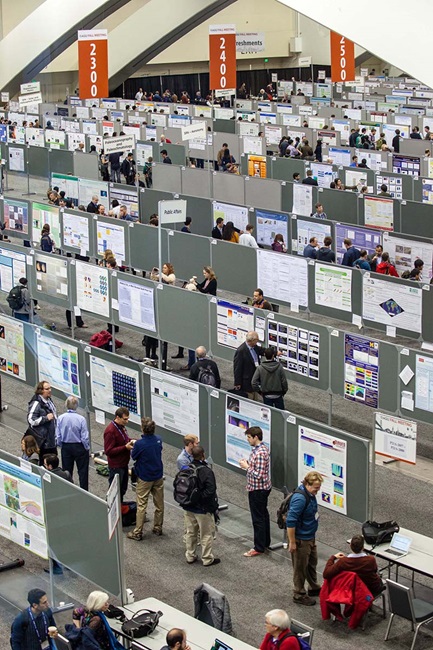 section of Poster Hall section of Poster Hall